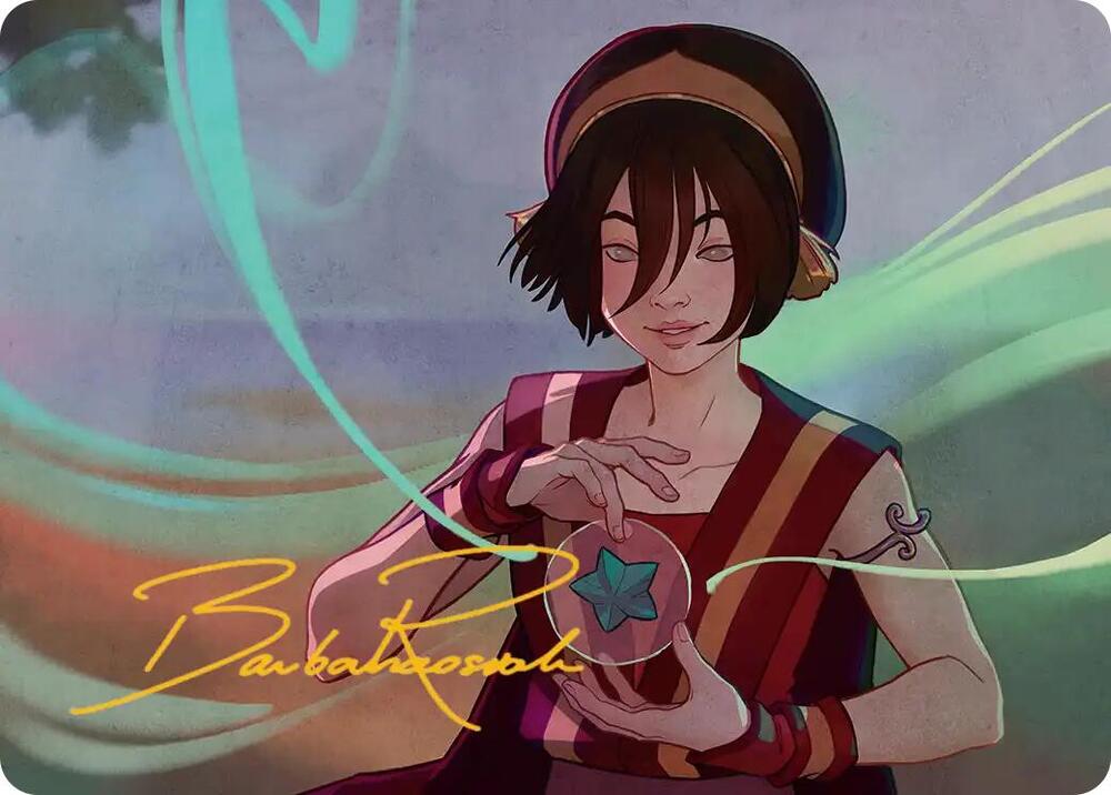 Toph, the First Metalbender Art Card (Gold-Stamped Signature) (49) [Avatar: The Last Airbender Art Series]