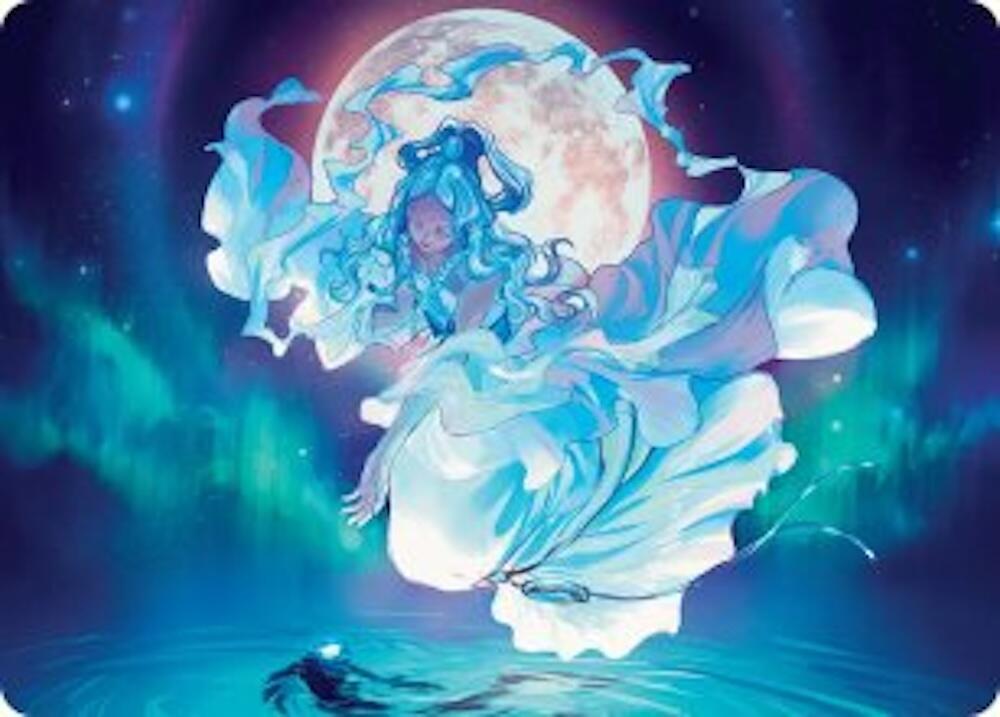 Yue, the Moon Spirit Art Card (7) [Avatar: The Last Airbender Art Series]