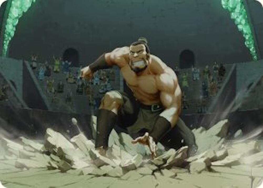 The Boulder, Ready to Rumble Art Card (13) [Avatar: The Last Airbender Art Series]