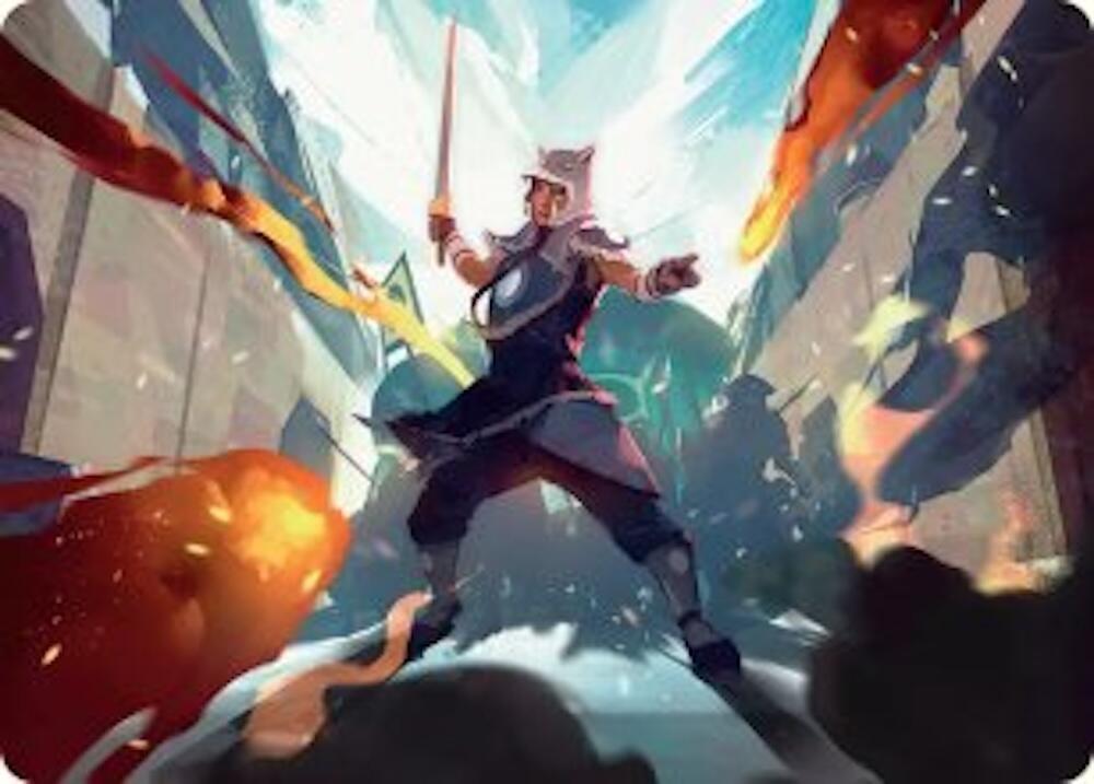 Sokka, Tenacious Tactician Art Card (23) [Avatar: The Last Airbender Art Series]