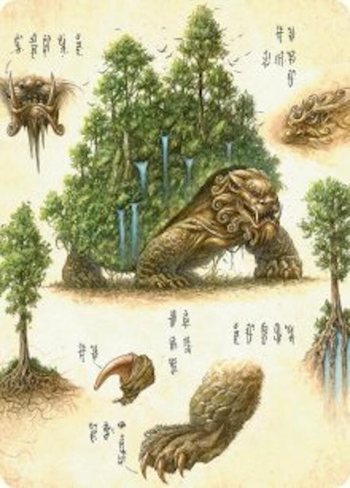 The Lion-Turtle Art Card (37) [Avatar: The Last Airbender Art Series]