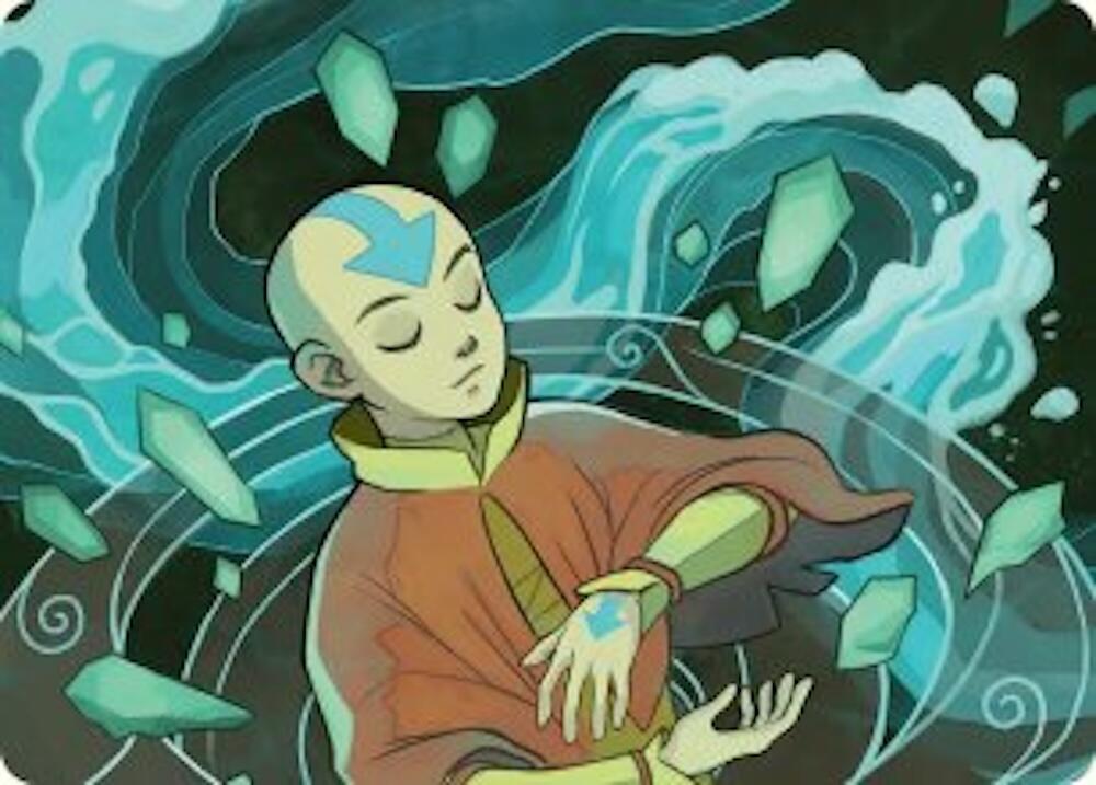 Aang, at the Crossroads Art Card (45) [Avatar: The Last Airbender Art Series]