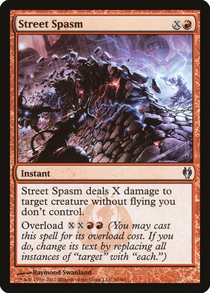 Street Spasm (30) [Duel Decks: Izzet vs. Golgari]
