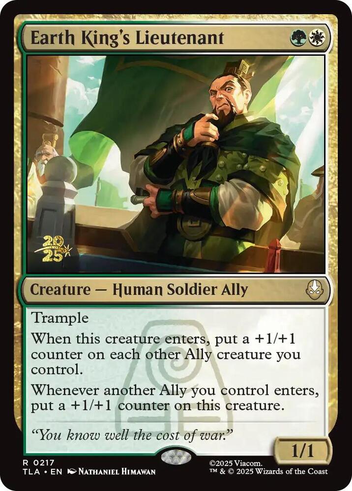 Earth King's Lieutenant (217) [Prerelease Cards]