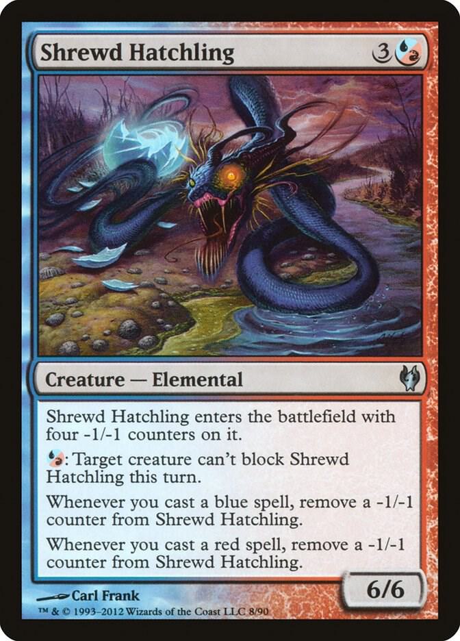 Shrewd Hatchling (8) [Duel Decks: Izzet vs. Golgari]