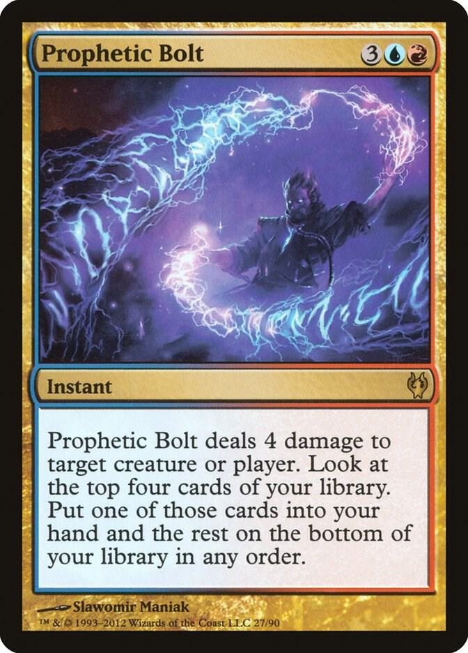 Prophetic Bolt (27) [Duel Decks: Izzet vs. Golgari]