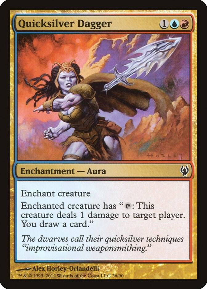 Quicksilver Dagger (26) [Duel Decks: Izzet vs. Golgari]