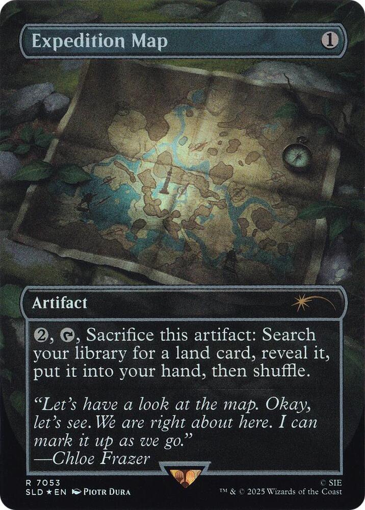 Expedition Map (Rainbow Foil) (7053) [Secret Lair Drop]