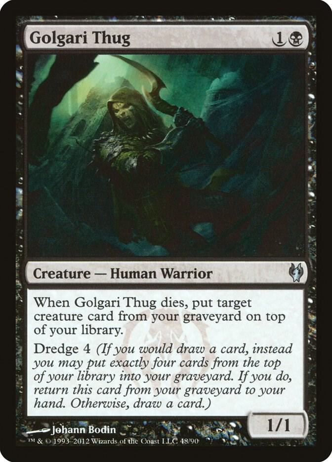 Golgari Thug (48) [Duel Decks: Izzet vs. Golgari]