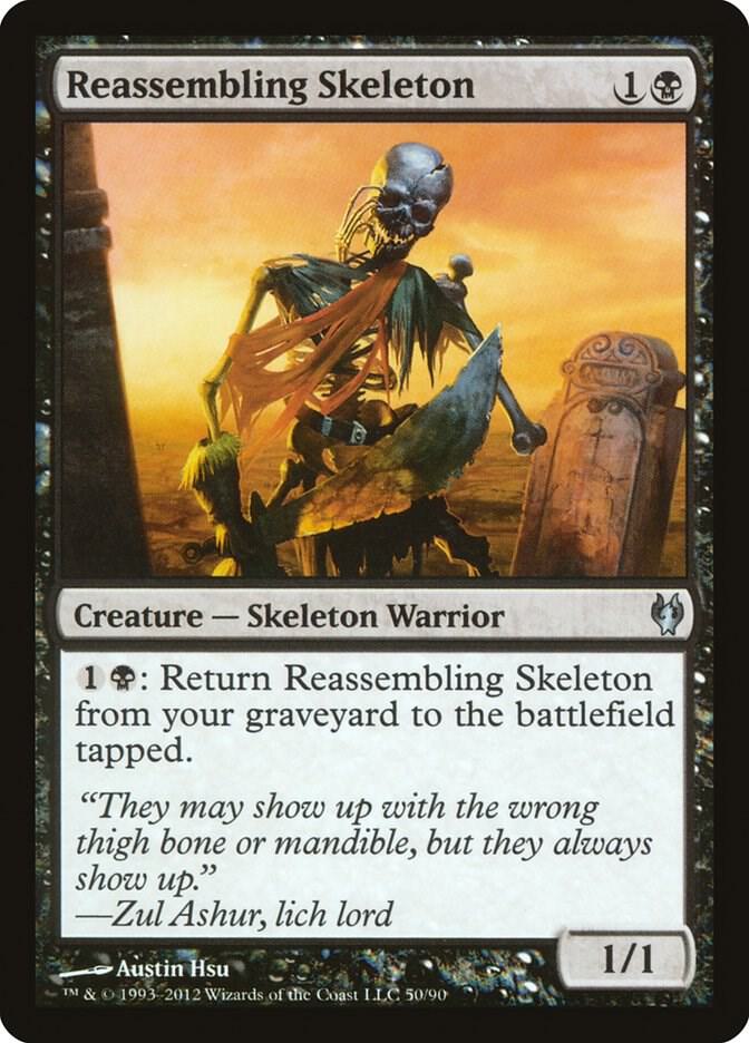 Reassembling Skeleton (50) [Duel Decks: Izzet vs. Golgari]