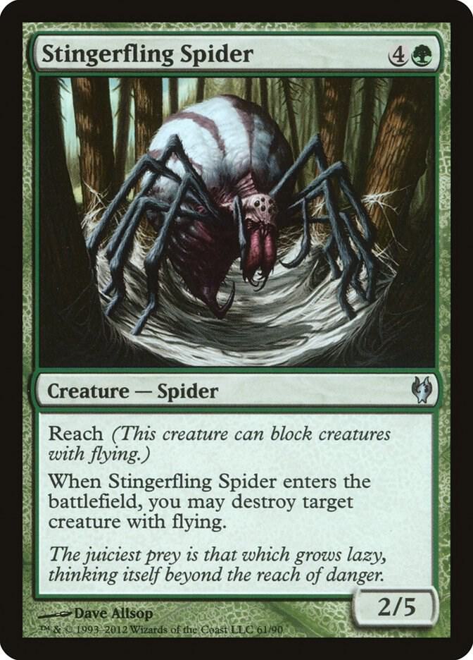 Stingerfling Spider (61) [Duel Decks: Izzet vs. Golgari]