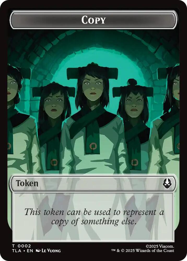 Copy (0002) // Soldier (0011) Double-Sided Token (2 // 11) [Avatar: The Last Airbender]