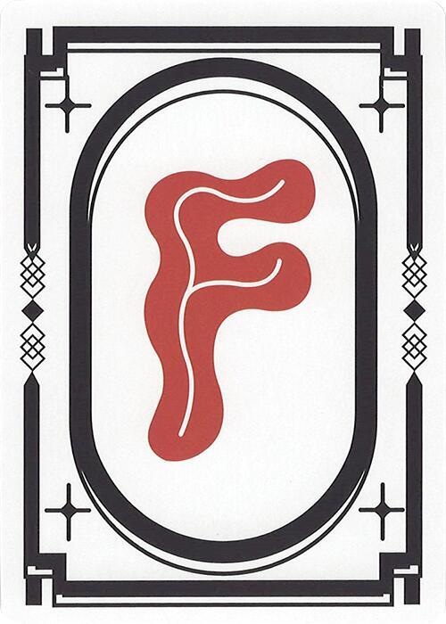Letter Card - F [Secret Lair Countdown Kit]