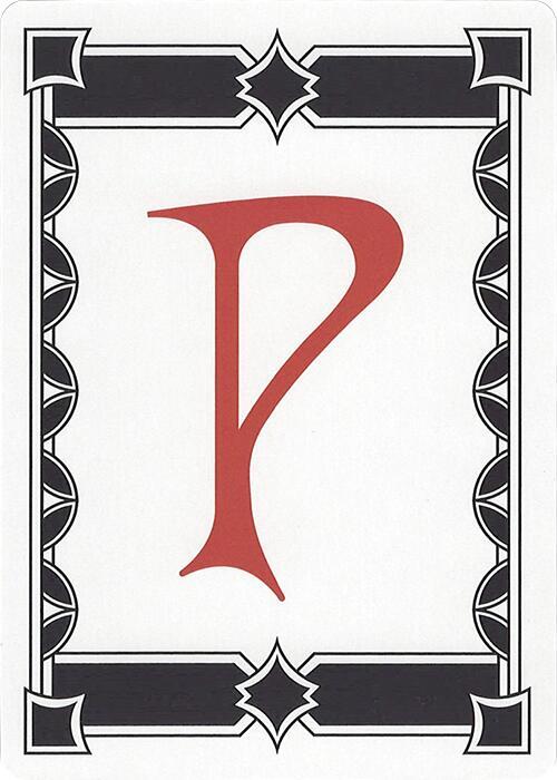 Letter Card - P [Secret Lair Countdown Kit]