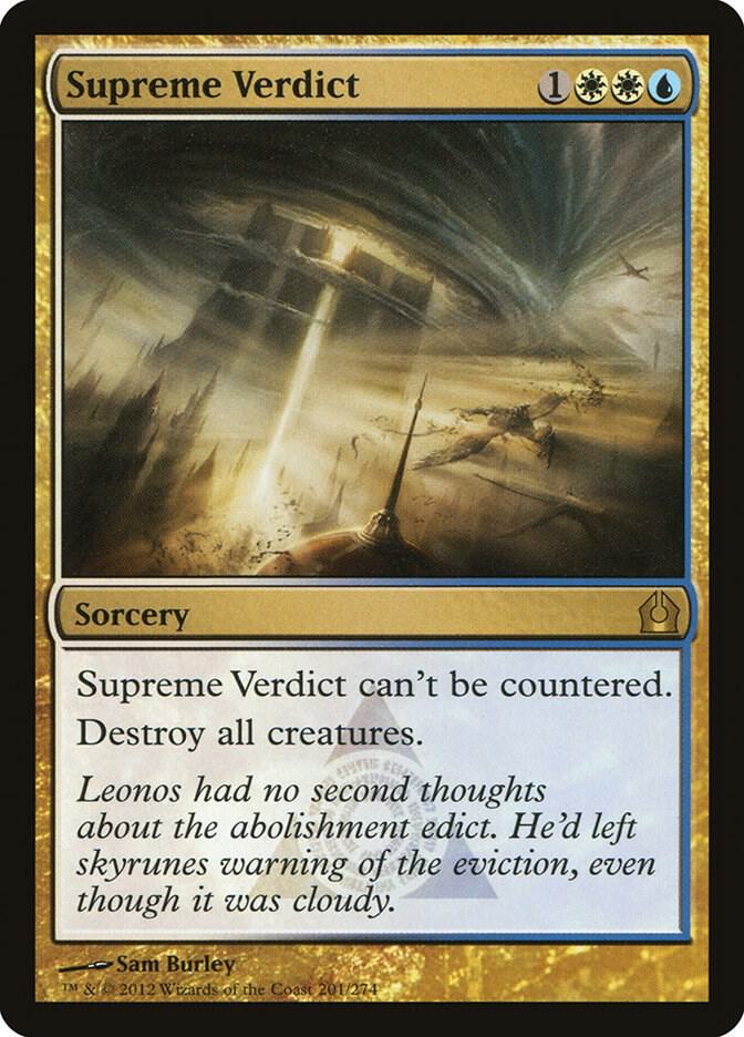 Supreme Verdict (201) [Return to Ravnica]