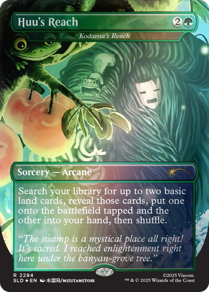 Huu's Reach - Kodama's Reach (Rainbow Foil) (2294) [Secret Lair Drop]