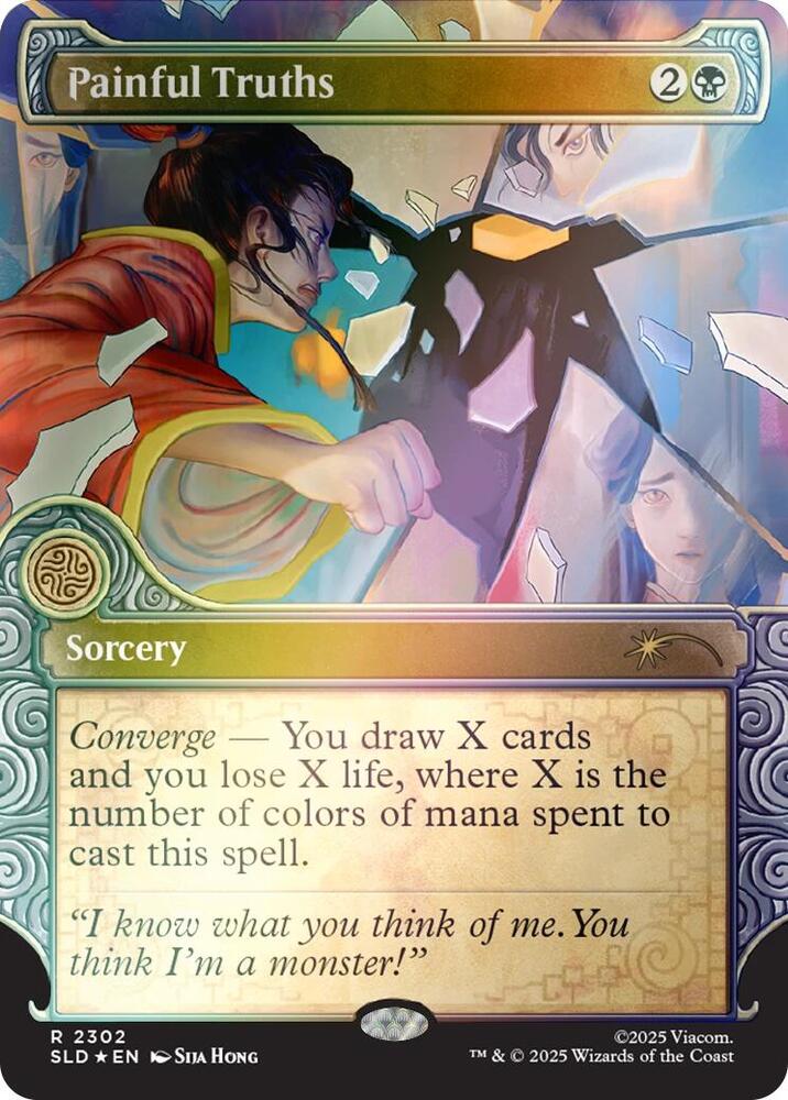 Painful Truths (Rainbow Foil) (2302) [Secret Lair Drop]