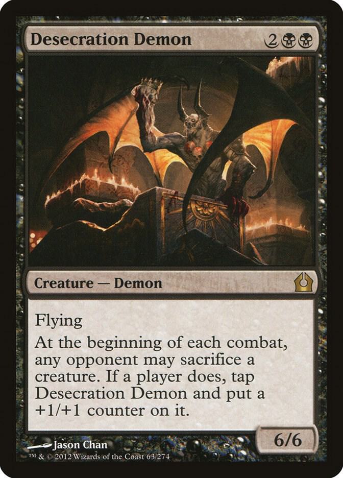 Desecration Demon (63) [Return to Ravnica]