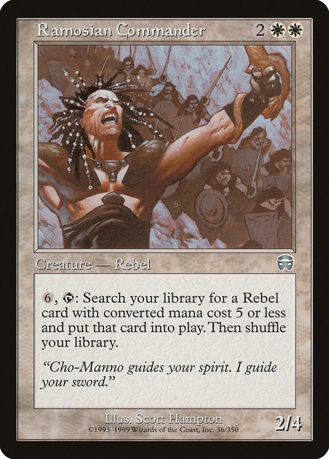 Ramosian Commander (36) [Mercadian Masques]