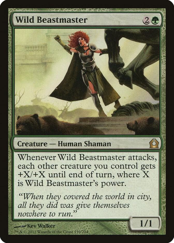 Wild Beastmaster (139) [Return to Ravnica]