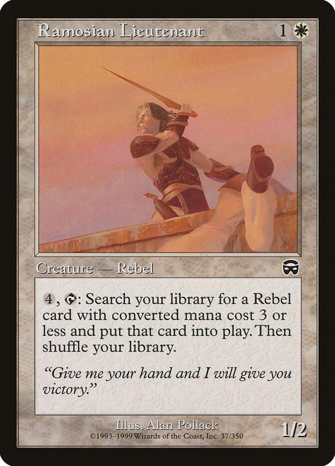 Ramosian Lieutenant (37) [Mercadian Masques]