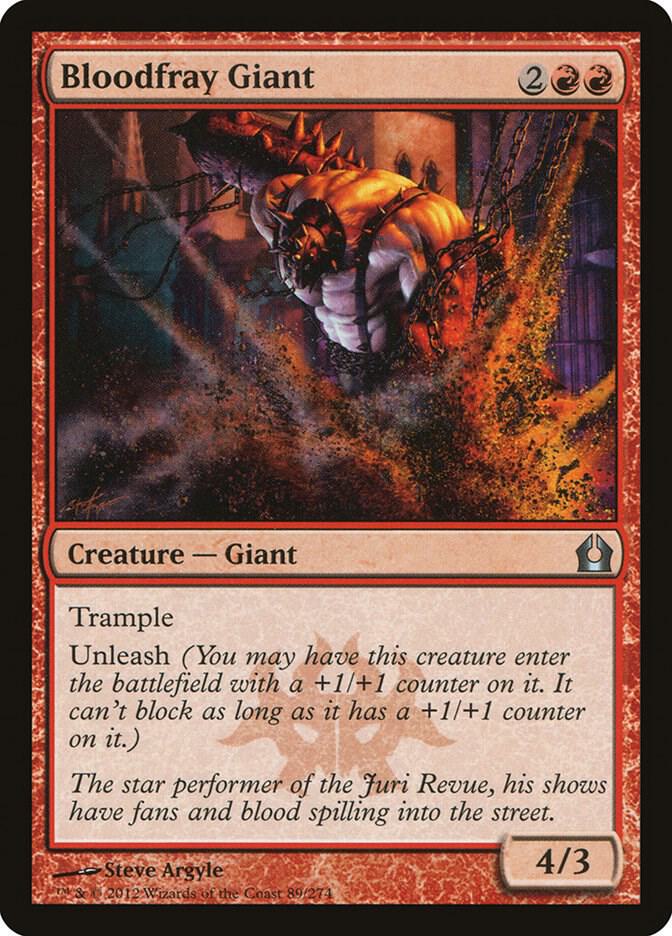 Bloodfray Giant (89) [Return to Ravnica]