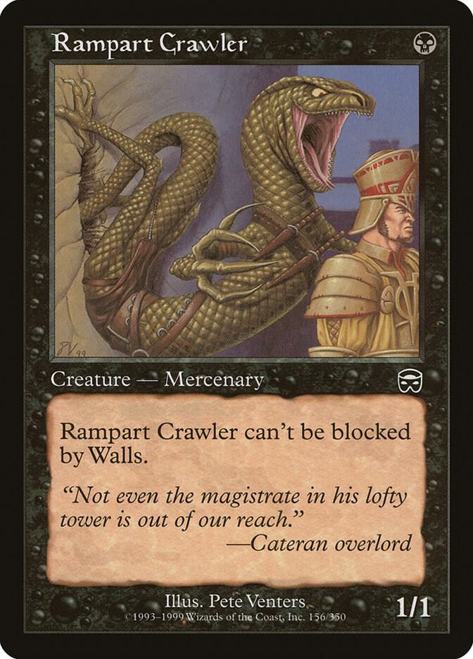 Rampart Crawler (156) [Mercadian Masques]