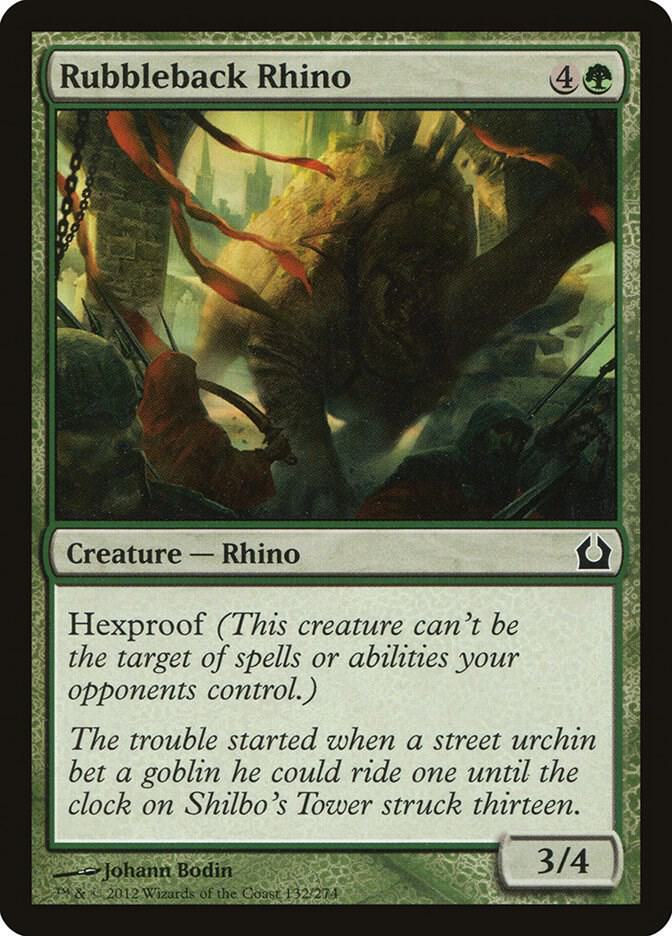 Rubbleback Rhino (132) [Return to Ravnica]
