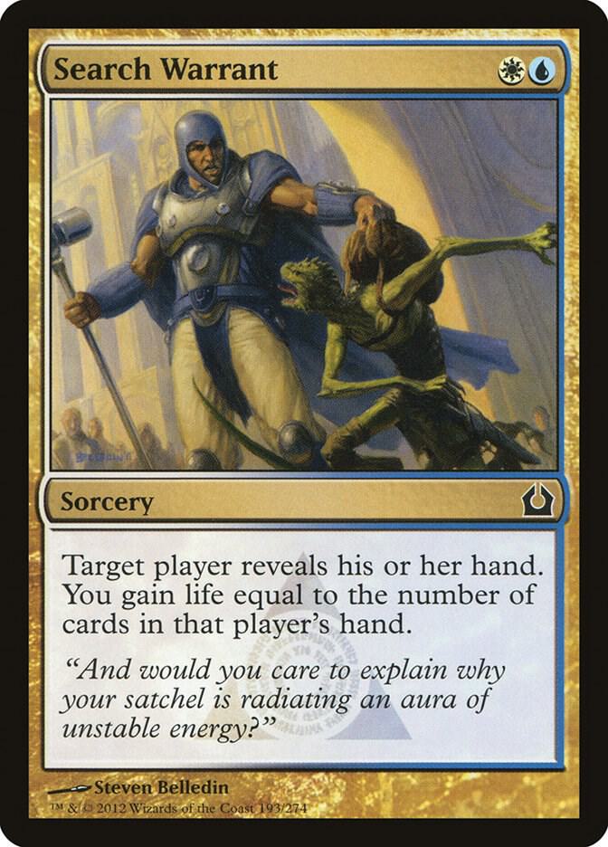 Search Warrant (193) [Return to Ravnica]