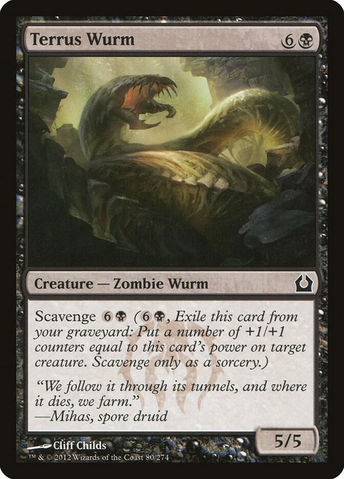 Terrus Wurm (80) [Return to Ravnica]