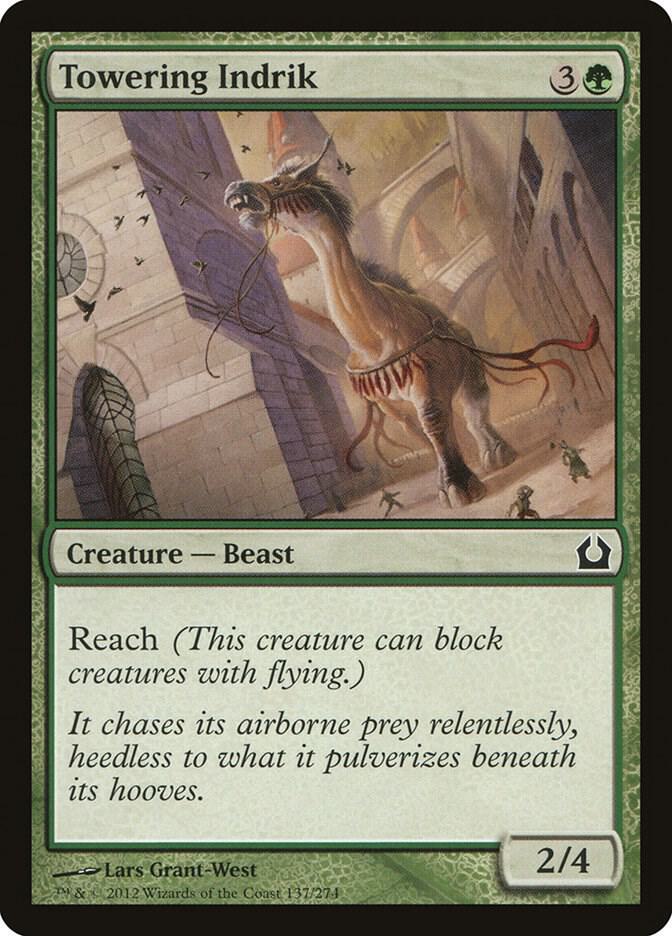 Towering Indrik (137) [Return to Ravnica]
