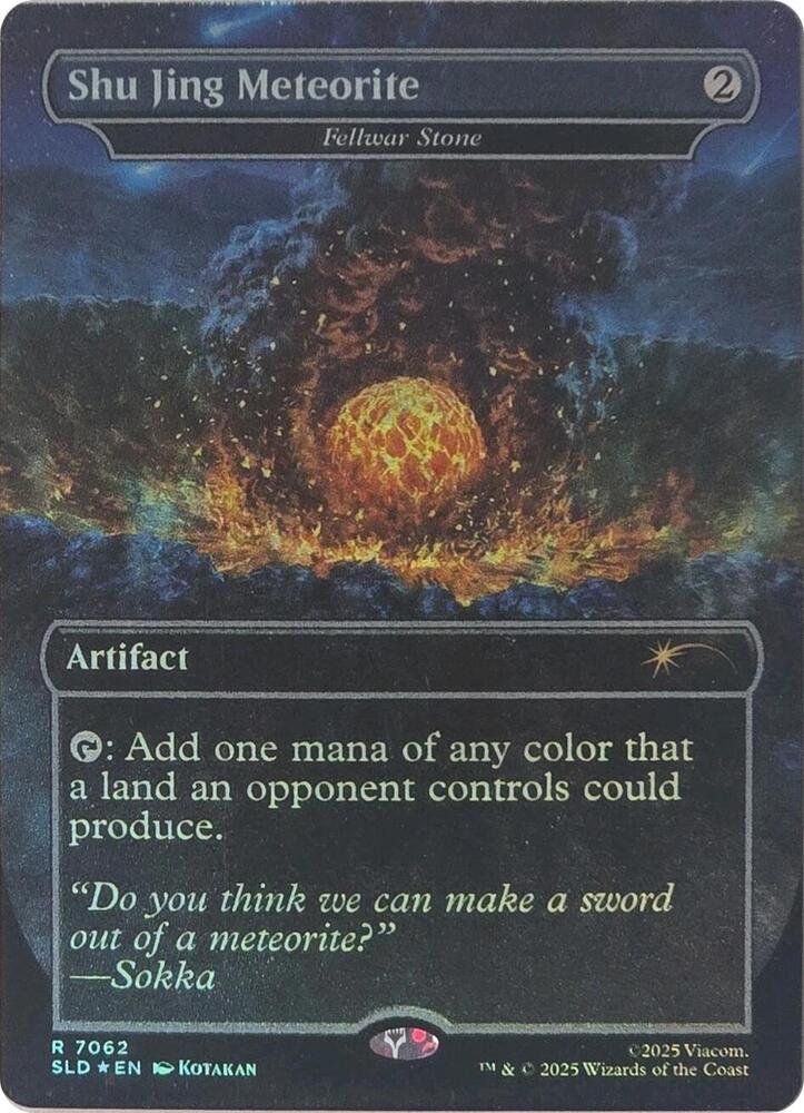 Shu Jing Meteorite - Fellwar Stone (Rainbow Foil) (7062) [Secret Lair Drop]