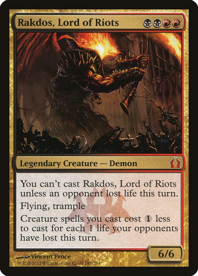 Rakdos, Lord of Riots (187) [Return to Ravnica]