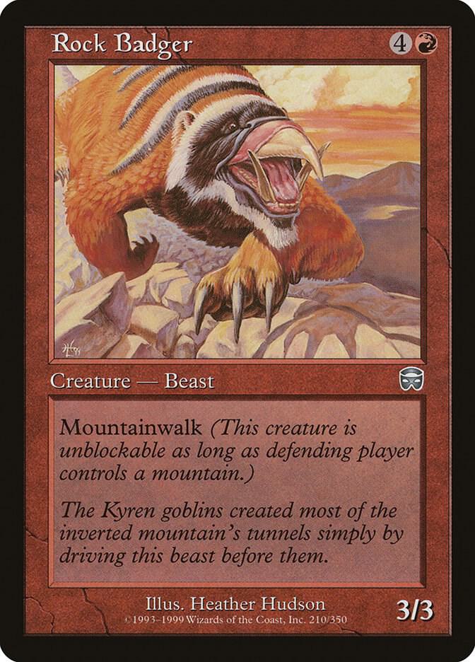 Rock Badger (210) [Mercadian Masques]