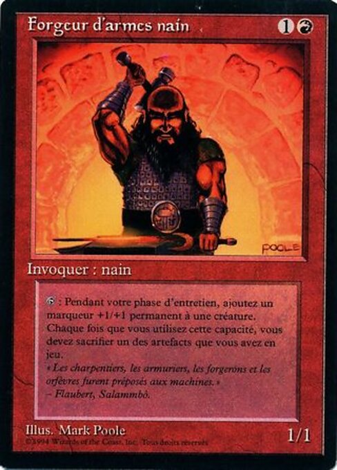 Dwarven Weaponsmith (145) [Foreign Black Border]