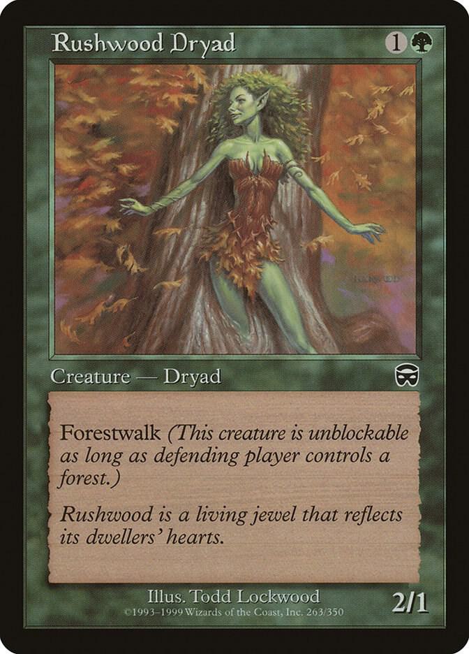Rushwood Dryad (263) [Mercadian Masques]