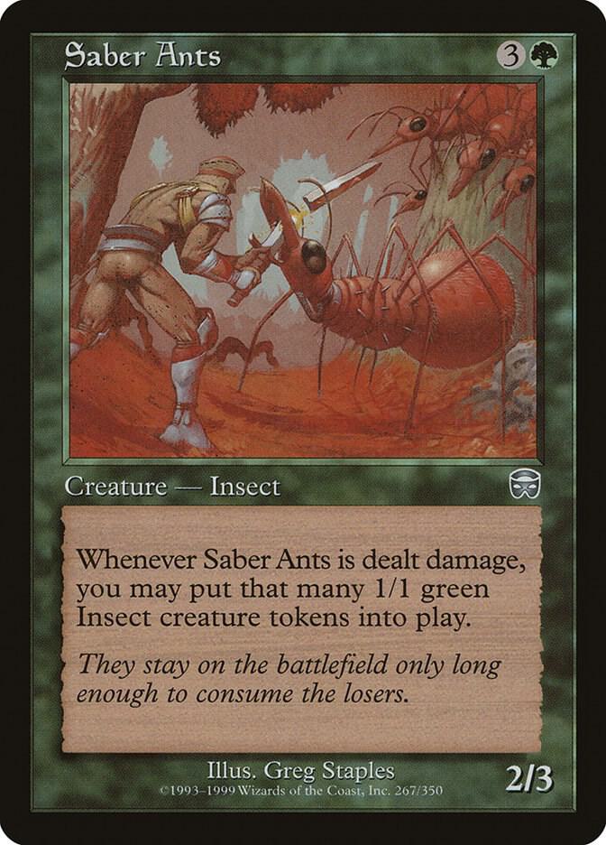 Saber Ants (267) [Mercadian Masques]