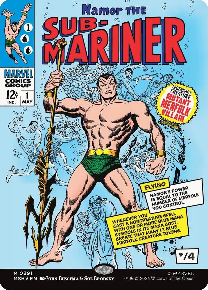 Namor the Sub-Mariner (Borderless) (0391) [Marvel Super Heroes]