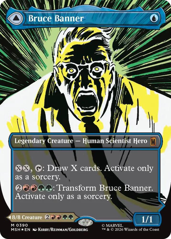 Bruce Banner (Borderless) (0390) [Marvel Super Heroes]