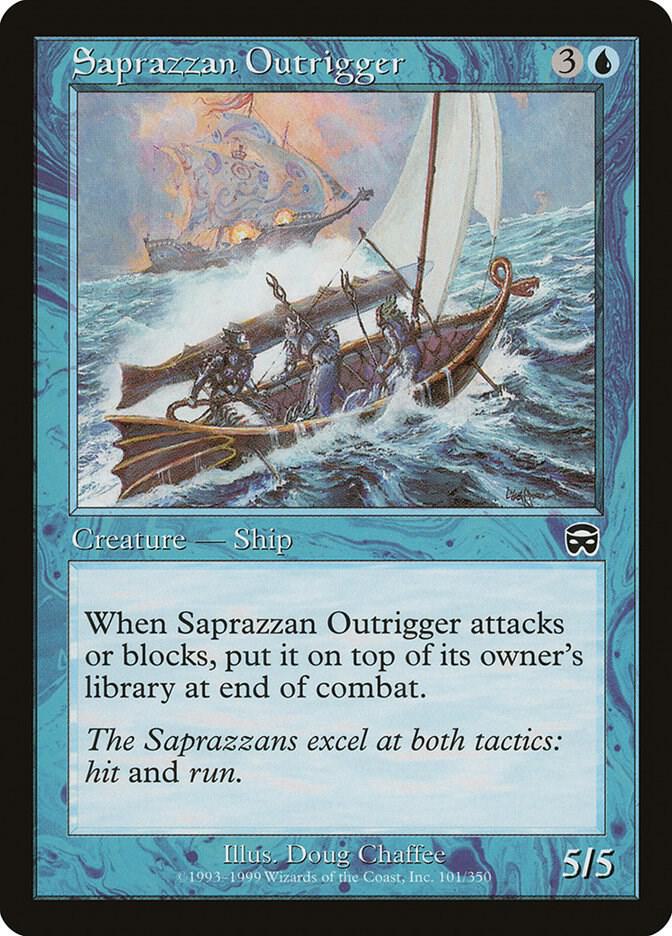 Saprazzan Outrigger (101) [Mercadian Masques]