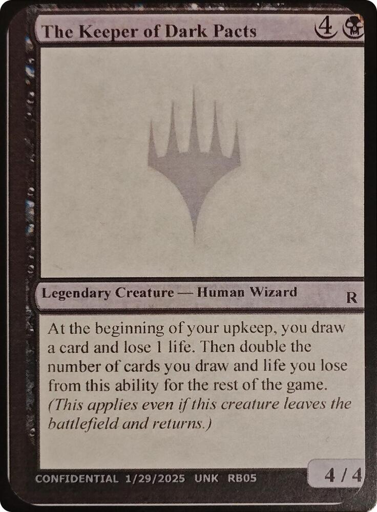 The Keeper of Dark Pacts [Un-Known Event Playtest Cards]
