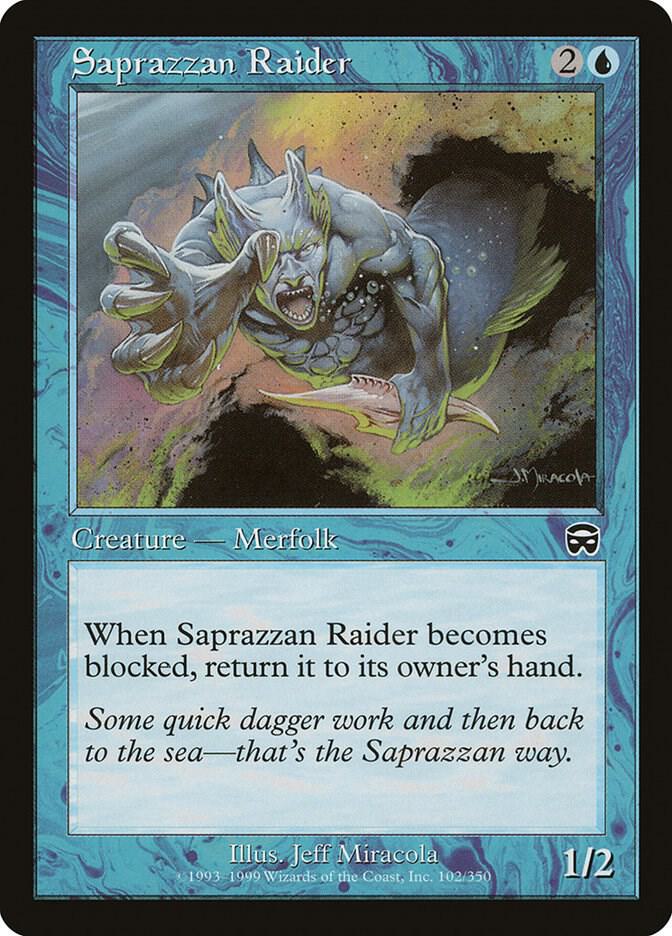 Saprazzan Raider (102) [Mercadian Masques]