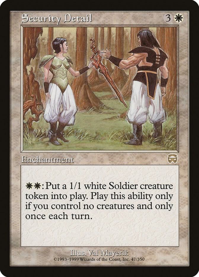 Security Detail (47) [Mercadian Masques]