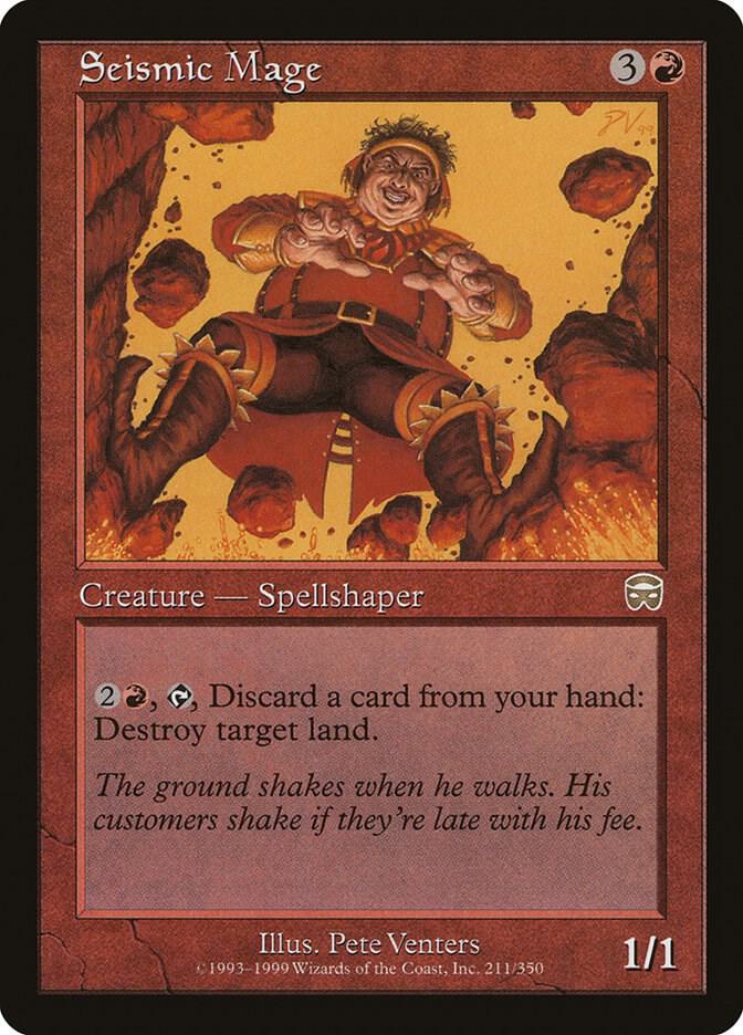 Seismic Mage (211) [Mercadian Masques]