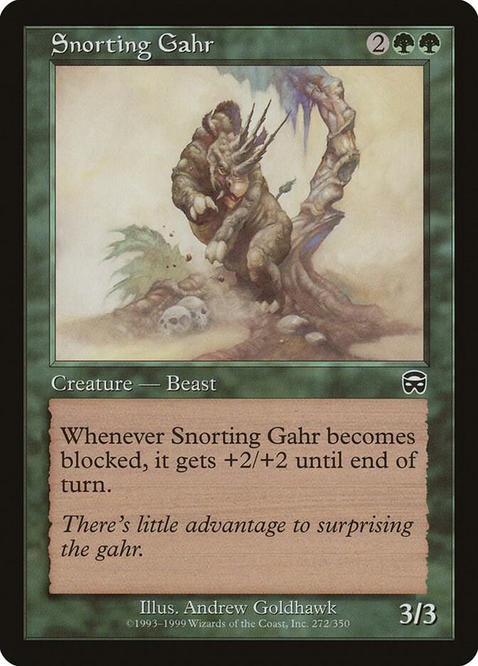 Snorting Gahr (272) [Mercadian Masques]