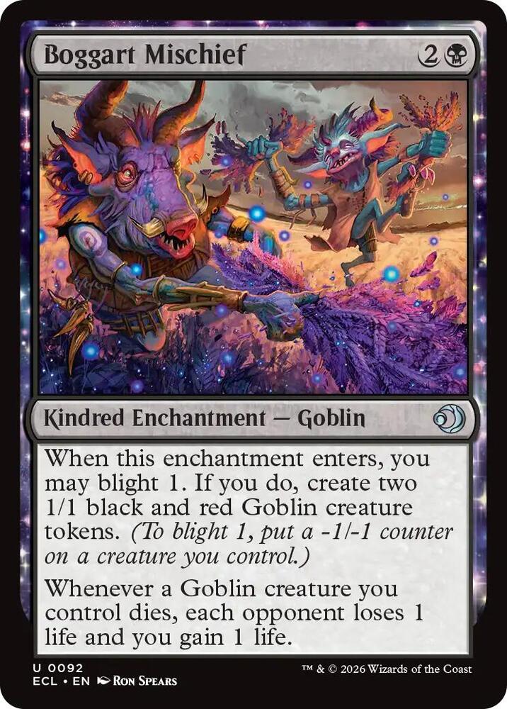 Boggart Mischief (92) [Lorwyn Eclipsed]