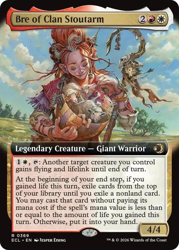 Bre of Clan Stoutarm (Extended Art) (369) [Lorwyn Eclipsed]