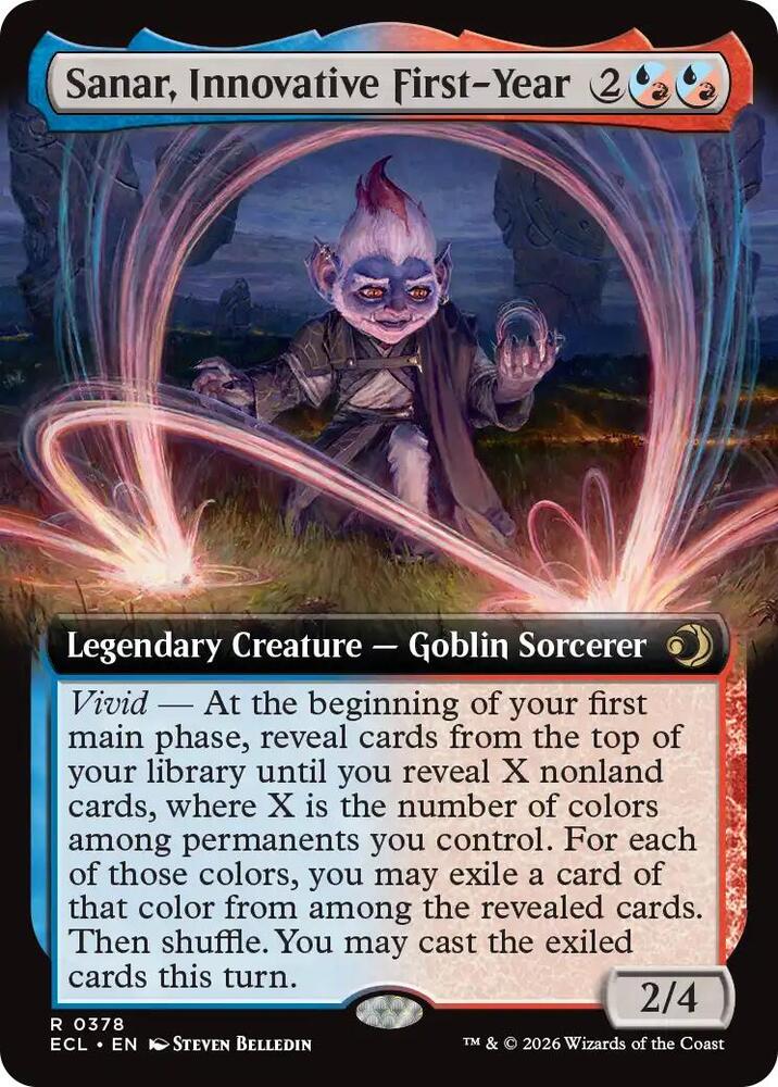 Sanar, Innovative First-Year (Extended Art) (378) [Lorwyn Eclipsed]