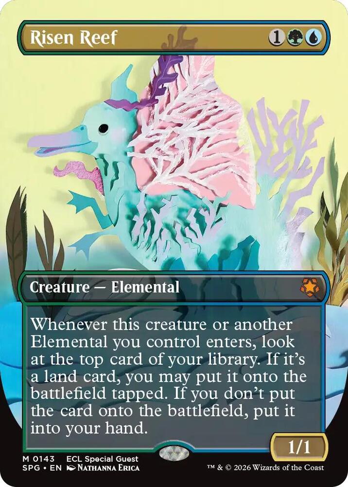 Risen Reef (Borderless) (143) [Special Guests]