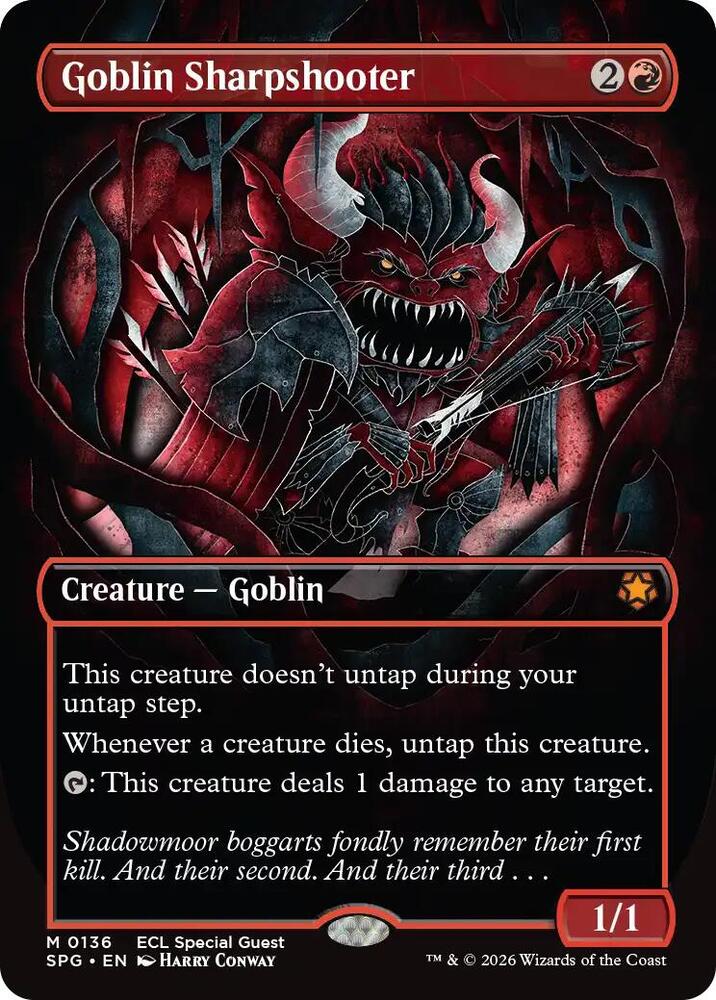 Goblin Sharpshooter (Borderless) (136) [Special Guests]